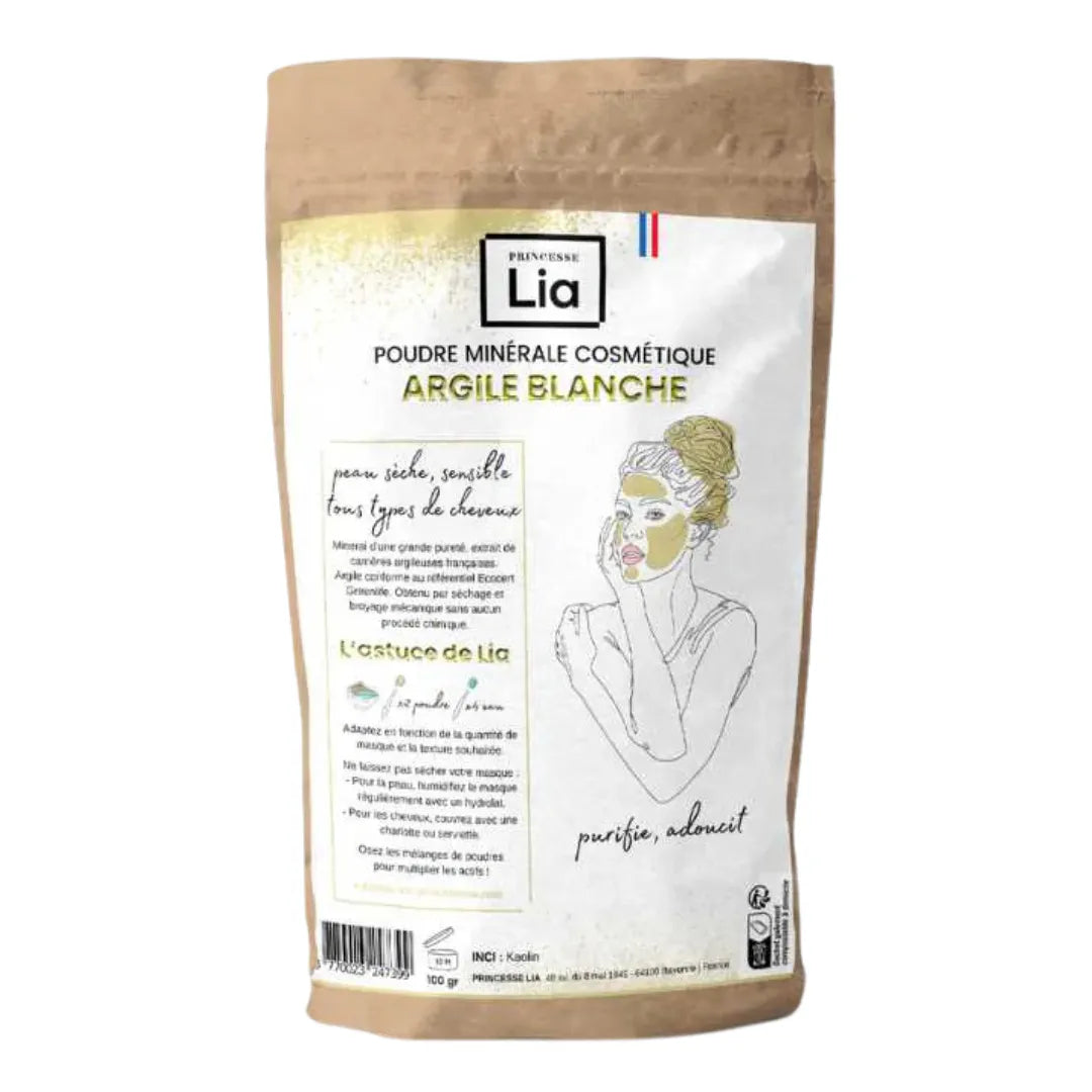 Argile Blanche en Poudre