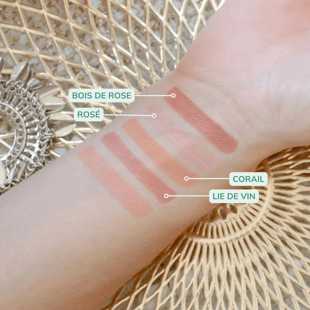 blush fard à joues boho green makeup teintes swatch