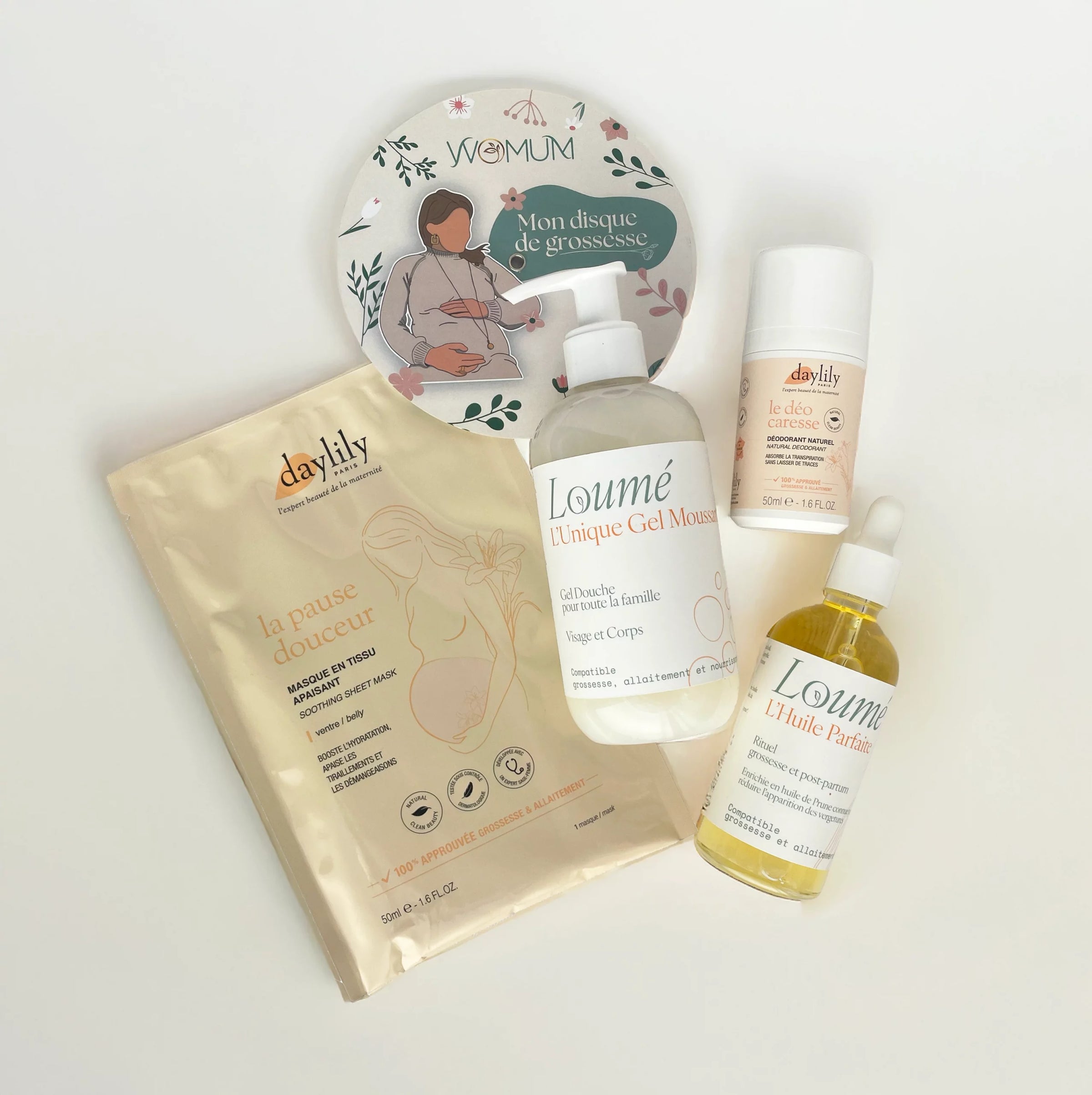 coffret de grossesse womum produits