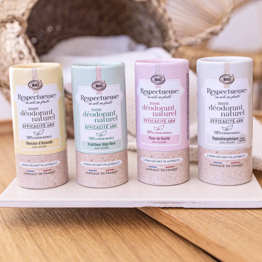 déodorant stick naturel hypoallergénique sans parfum respectueuse produit