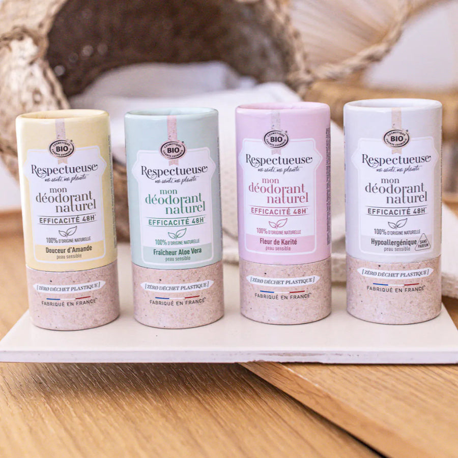 déodorant stick naturel hypoallergénique sans parfum respectueuse produit