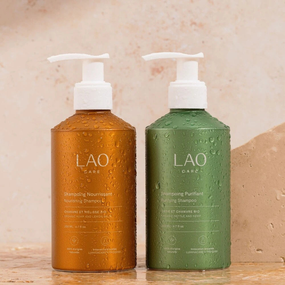 duo shampoings purifiant et nourrissant LAO