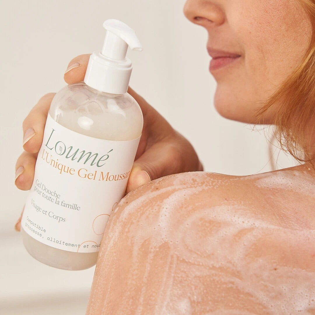 gel douche famille loumé grossesse post-partum et bébé produit