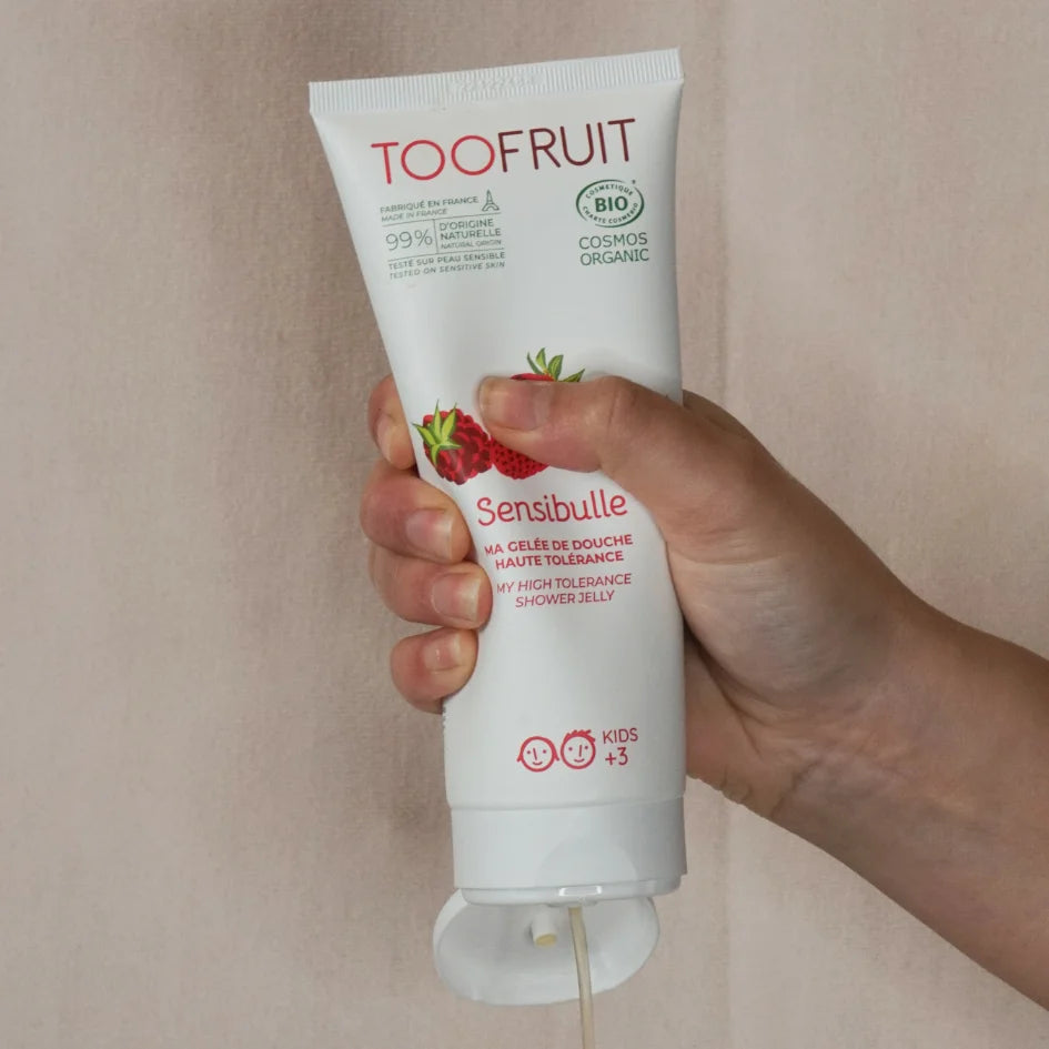 gelée de douche fraise pour enfant too fruit
