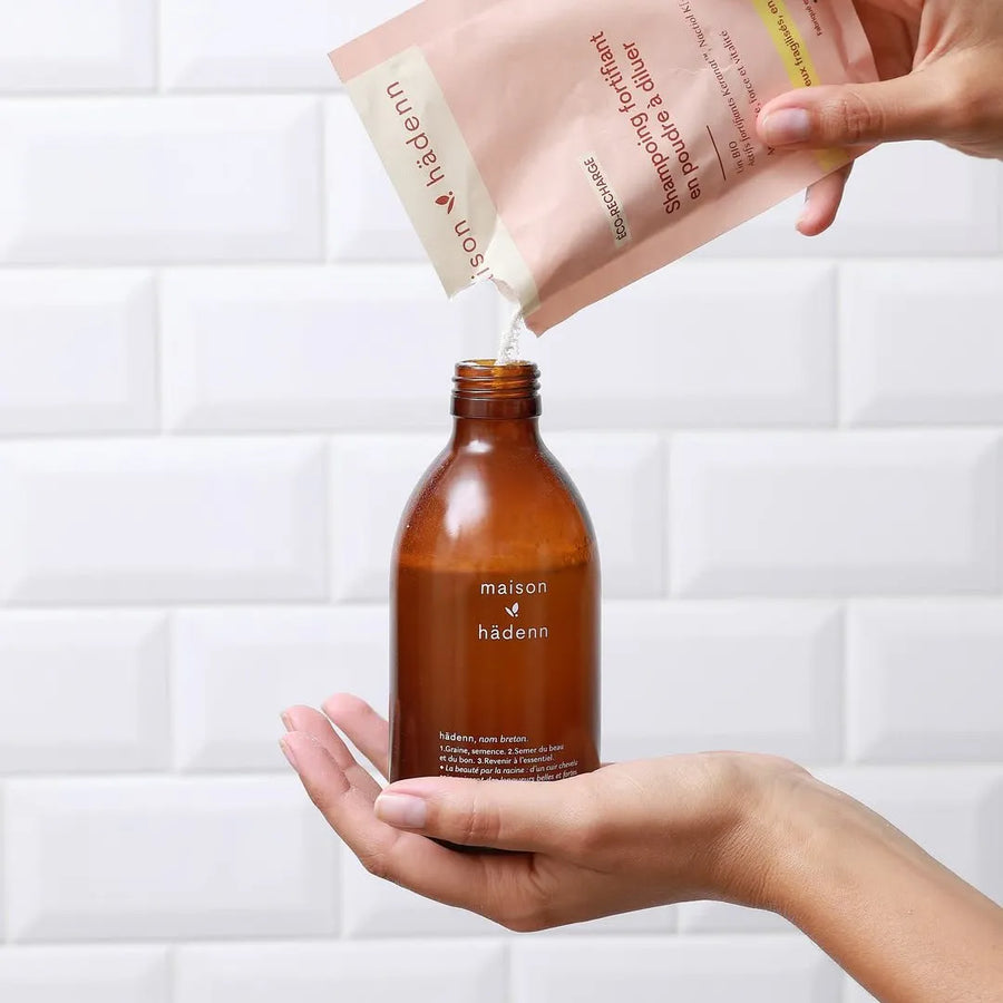 kit shampoing en poudre maison hädenn