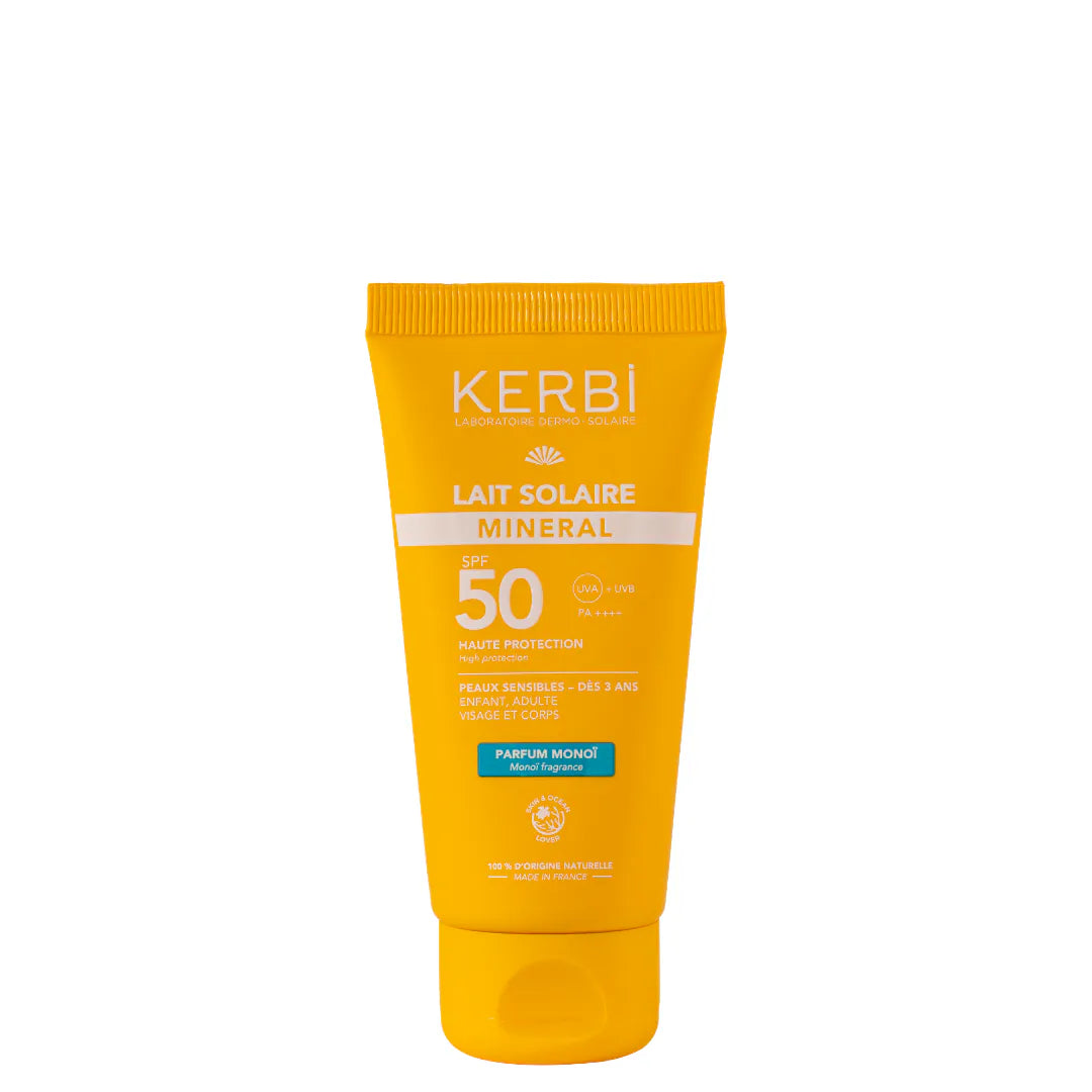 Crème Solaire Minérale Monoï SPF 50
