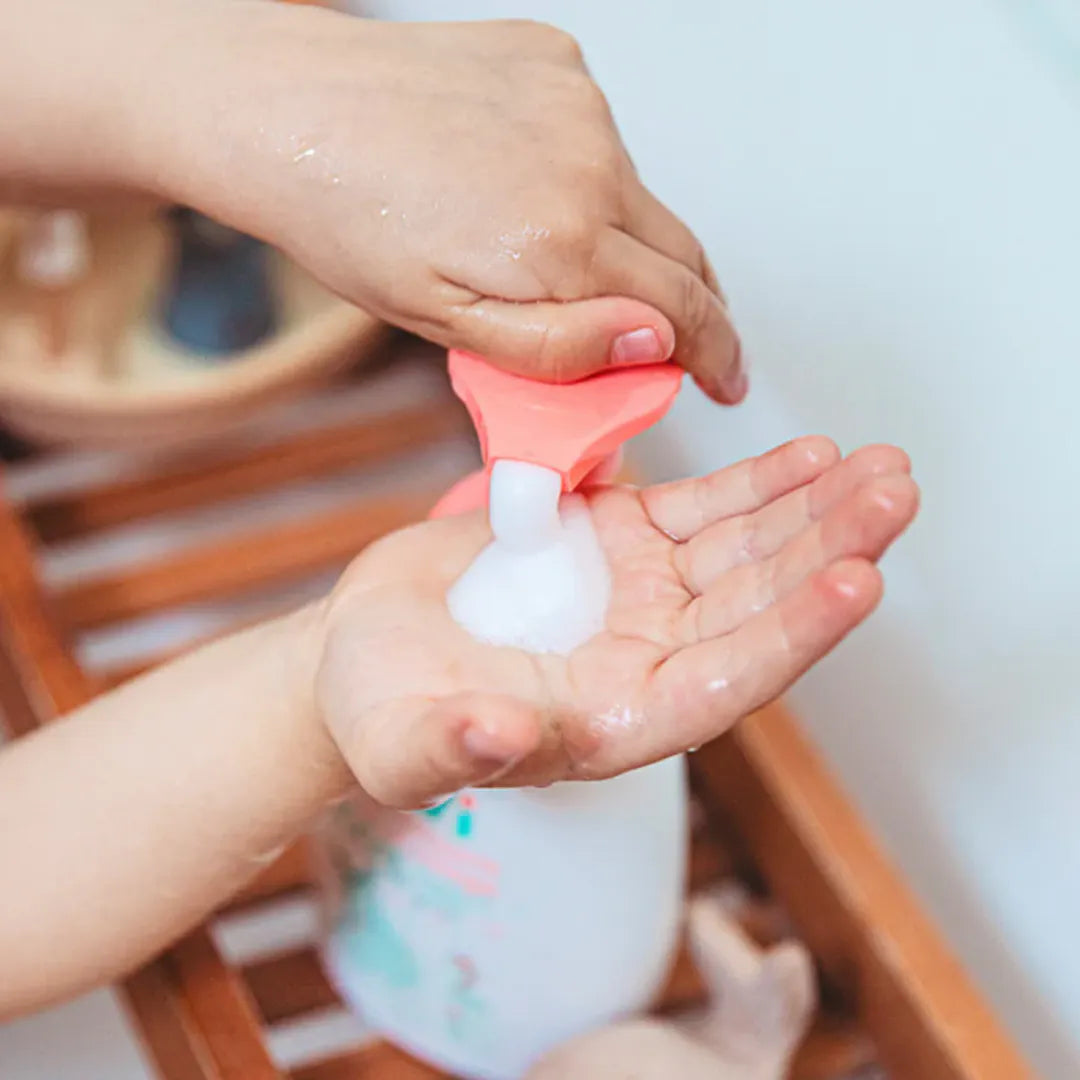 gel douche mousse nettoyante enfant lilikiwi