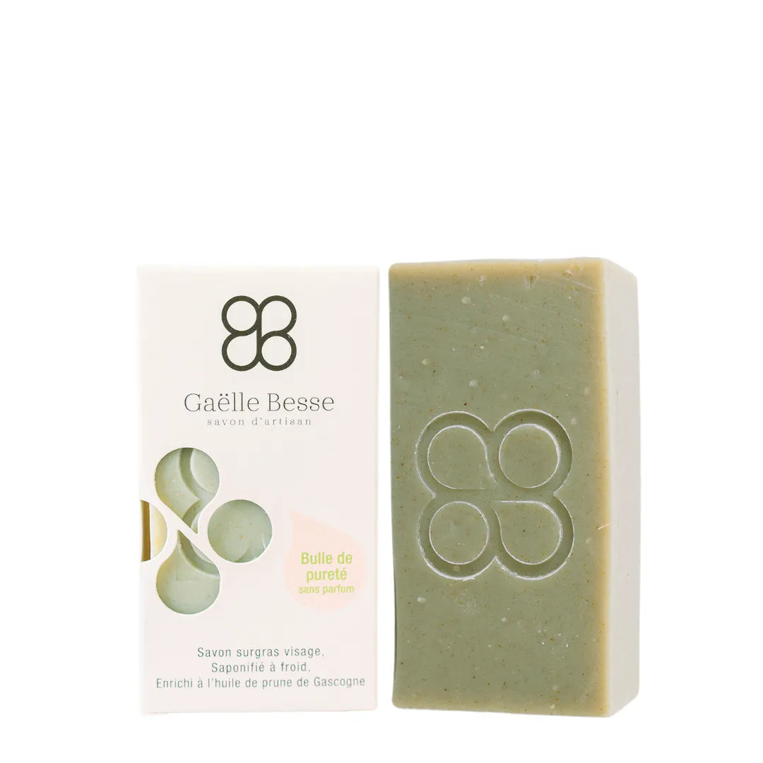 savon solide surgras visage peaux grasses bulle de pureté gaëlle besse