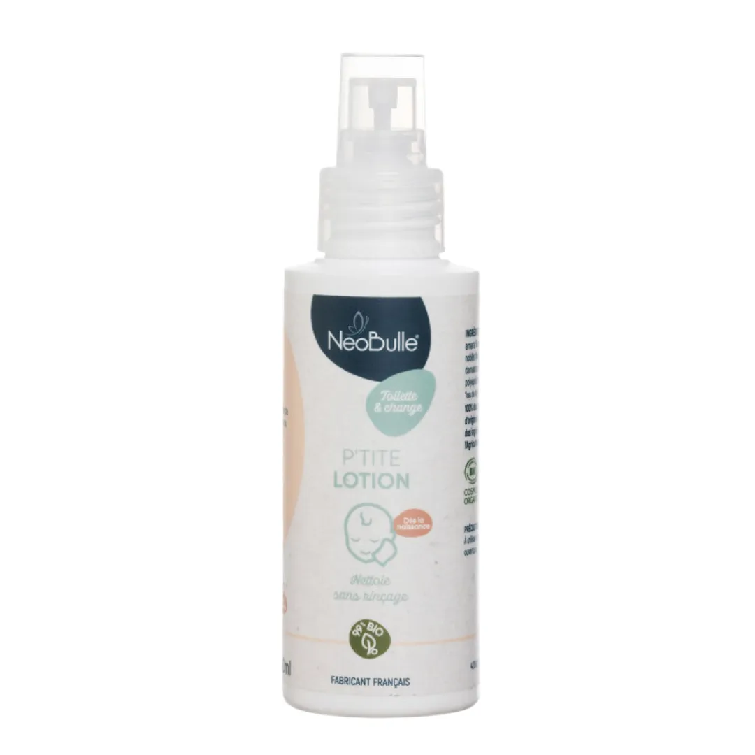 p'tite lotion eau florale bébé néobulle 100 mL