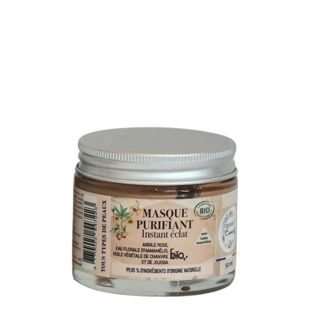 masque purifiant éclat cocoon'essence
