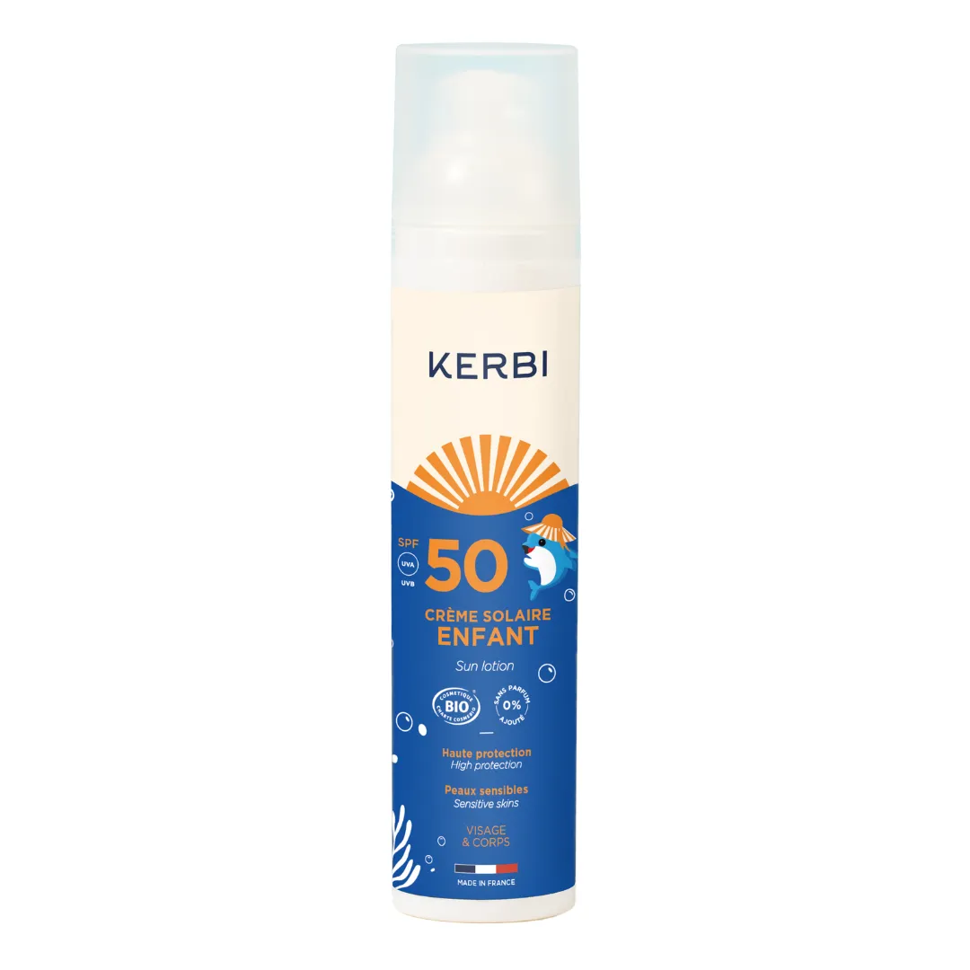 crème solaire bébé et enfant SPF50 100g Kerbi