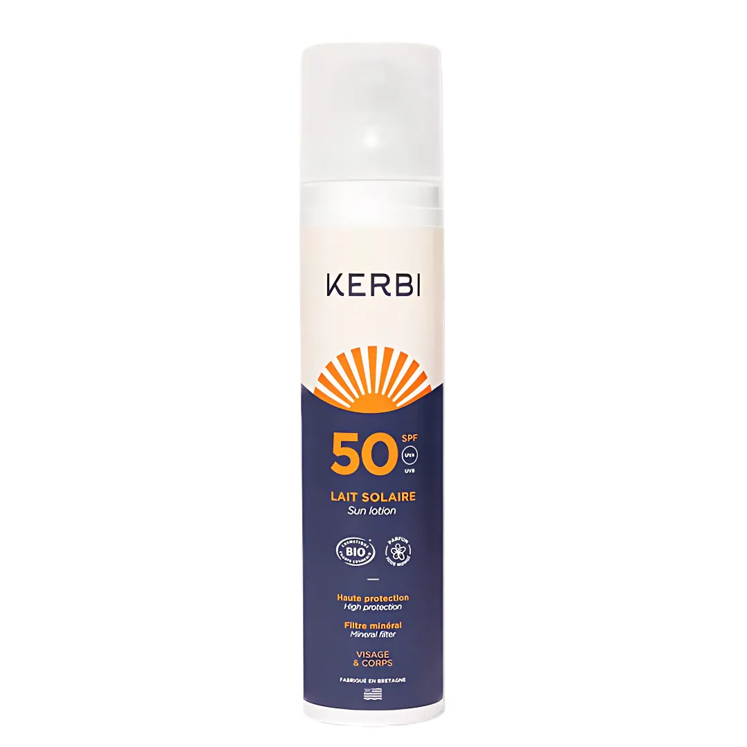 lait solaire adulte SPF50 100g Kerbi