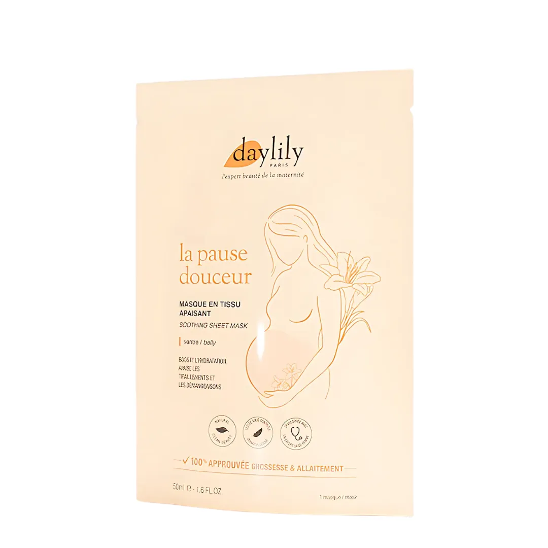 masque hydratant ventre de grossesse daylily