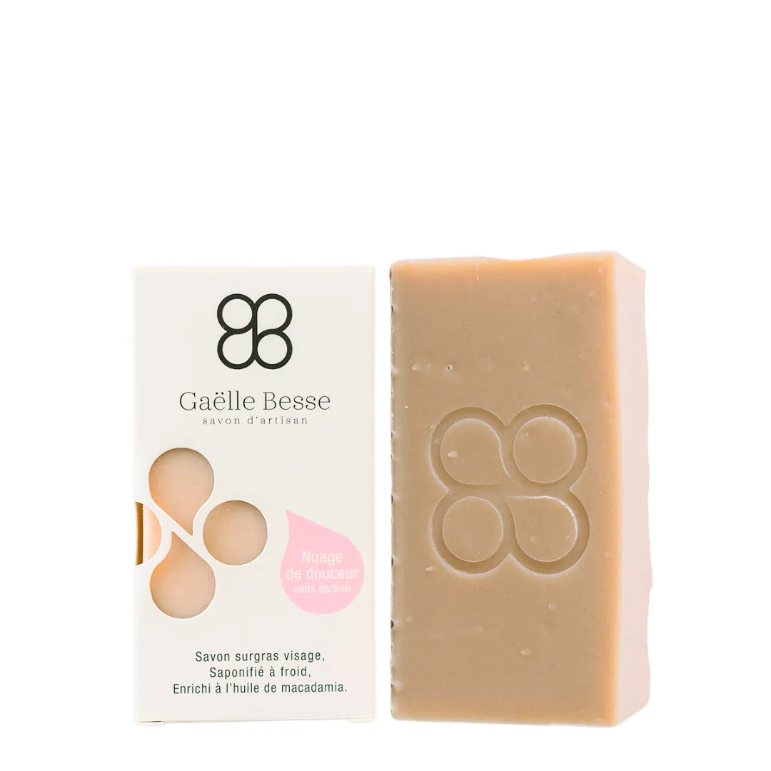 savon solide surgras visage peaux sensibles nuage de douceur gaëlle besse