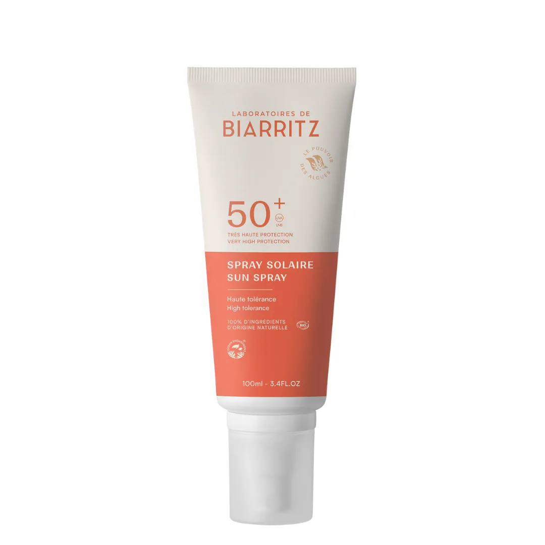 spray solaire SPF50+ laboratoires de biarritz