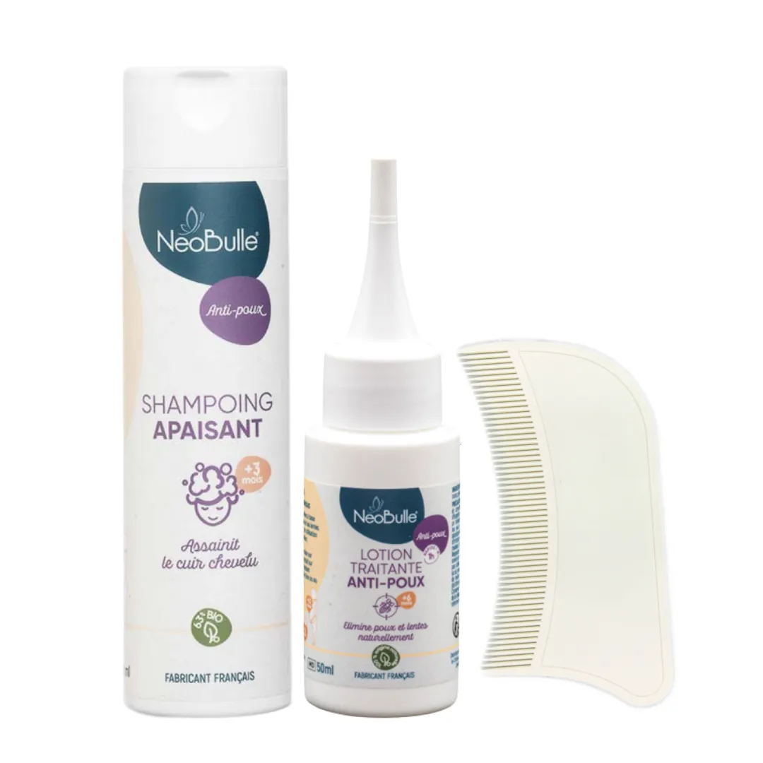 trio kit anti-poux naturel néobulle