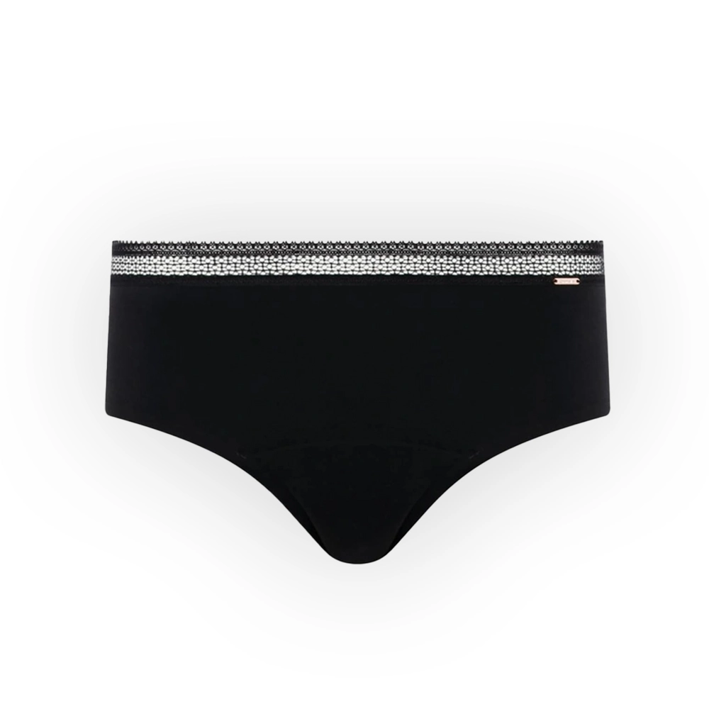 chantelle shorty-menstruel-graphic shorty menstruel chantelle noir graphic