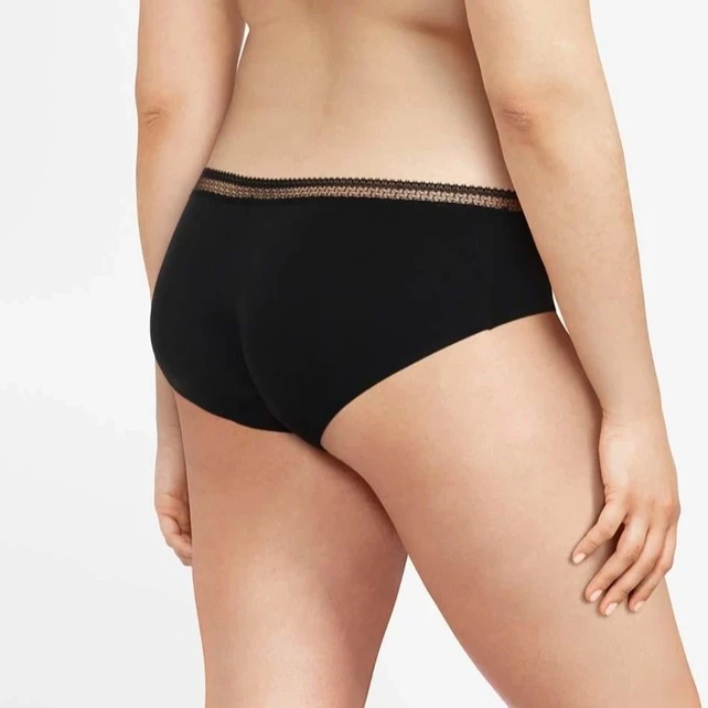 chantelle shorty-mentruel-chantelle-graphic-derriere shorty menstruel graphic noir chantelle arrière