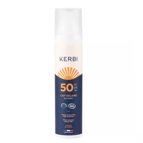 lait solaire adulte SPF50 100g Kerbi