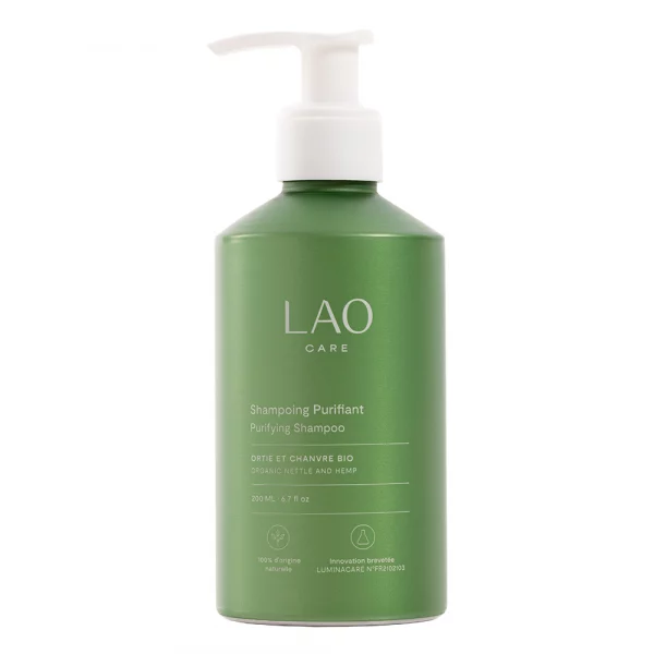shampoing purifiant cheveux gras à l'ortie LAO