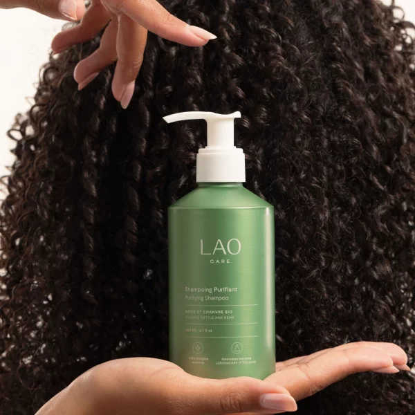 shampoing purifiant cheveux gras à l'ortie LAO produit