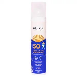 crème solaire bébé et enfant SPF50 100g Kerbi