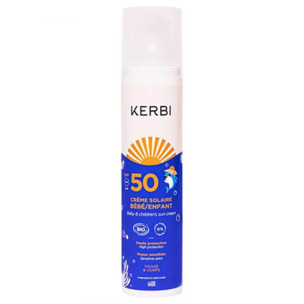 crème solaire bébé et enfant SPF50 100g Kerbi