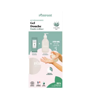 gel douche rechargeable pimpant aloe vera kit decouverte