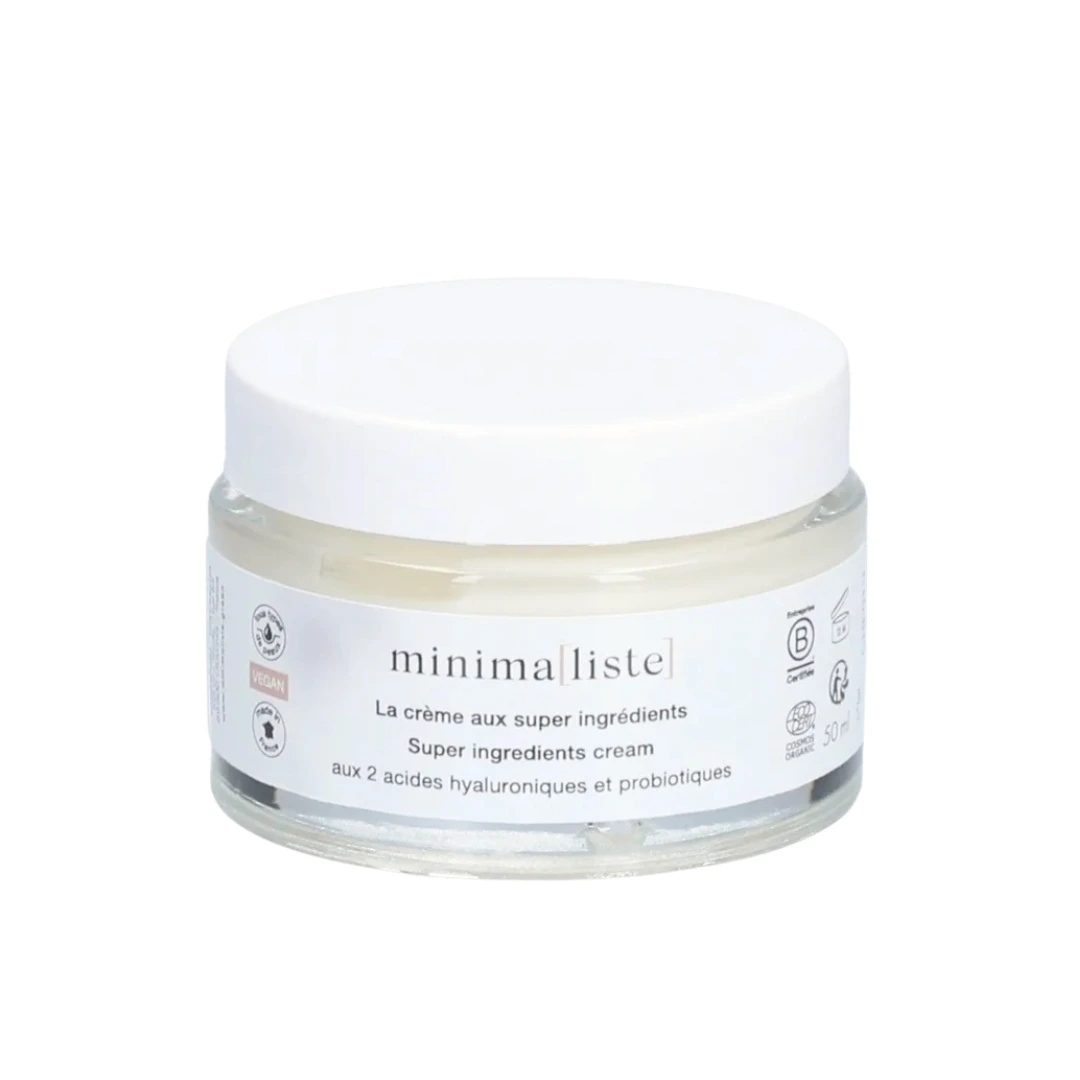 creme-visage-aux-super-ingredients-minimaliste crème visage hydratante aux super ingrédients minimaliste