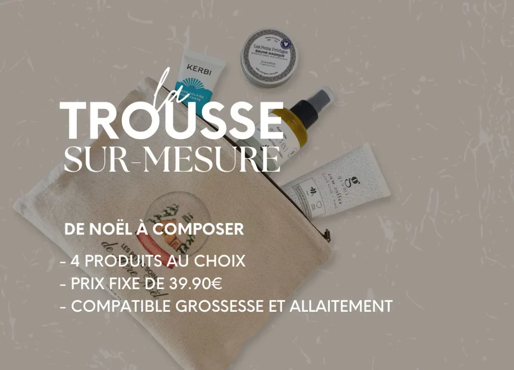 trousse sur mesure noël womum menu