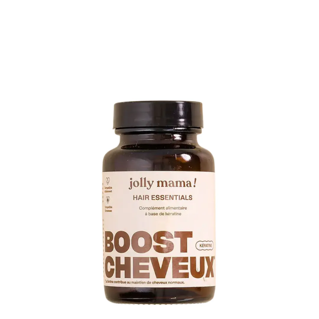 boost cheveux complément alimentaire hair essentials jolly mama