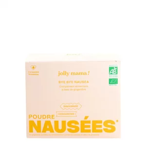 poudre nausées bye bye nausea jolly mama