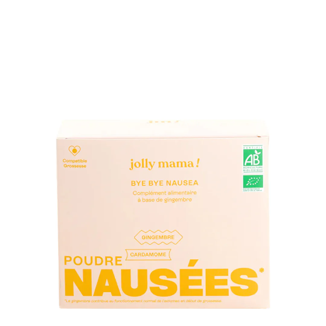 poudre nausées bye bye nausea jolly mama