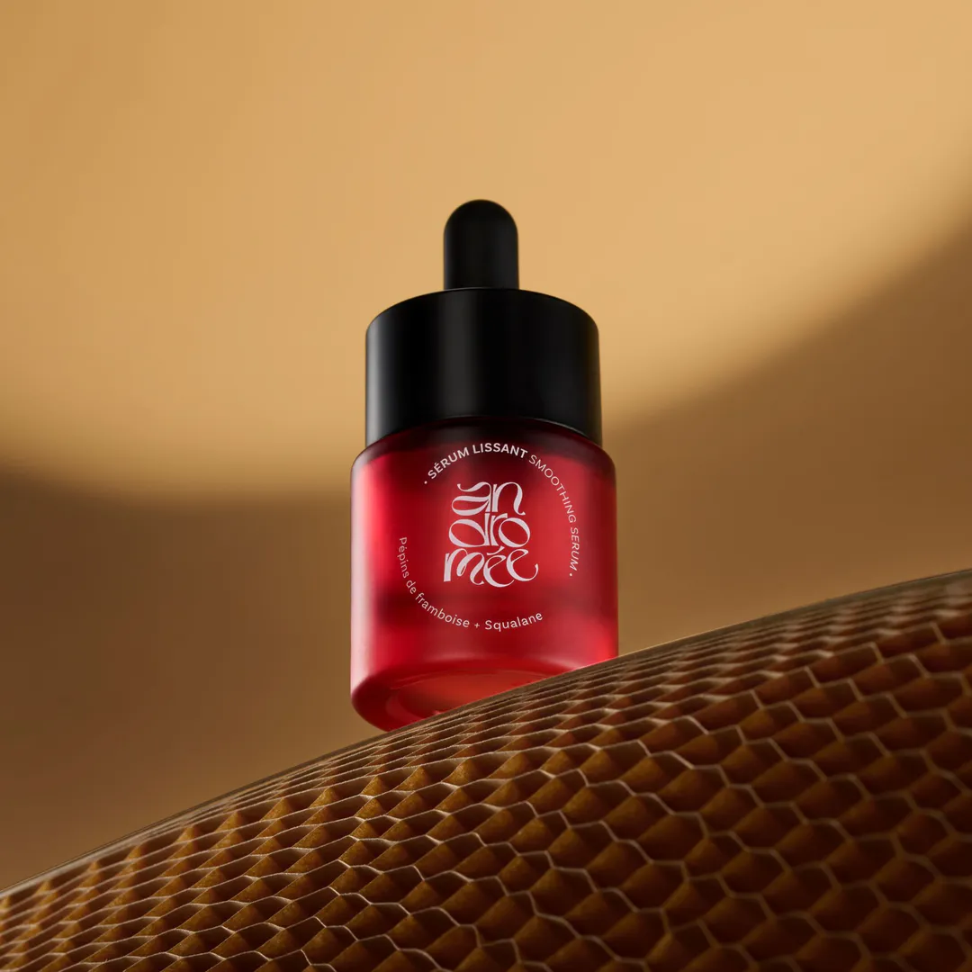 sérum lissant framboise squalane andromée