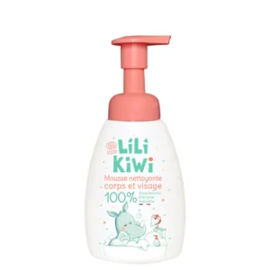 gel douche mousse nettoyante enfant lilikiwi